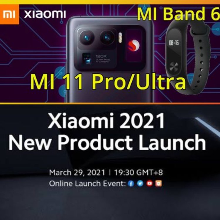 Xiaomi mi 11 e Mi Band 6 chegam hoje no mercado