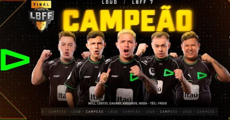 LOUD Campeã da liga Brasileira de Free Fire