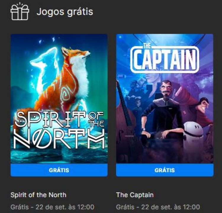 Epic Games - Jogos grátis da semana