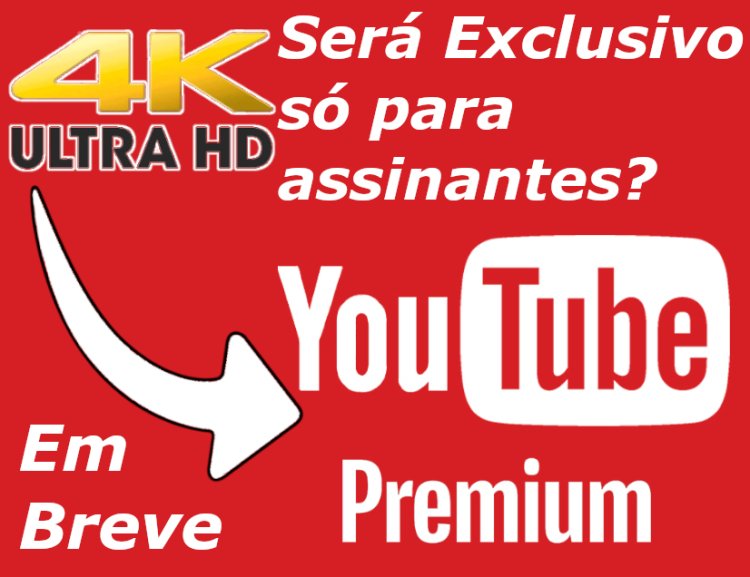 Resolução 4k será exclusiva somente para assinantes premium do youtube?