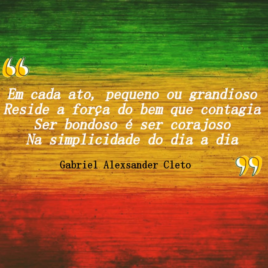 Frase do dia: Gabriel Cleto